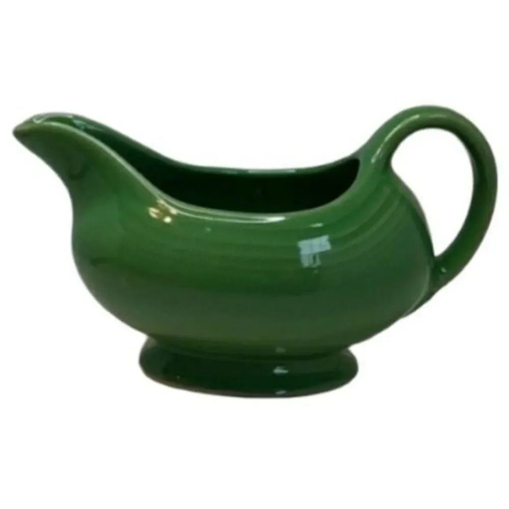 Fiestaware Fiesta Gravy Sauce Boat Dish Meadow Green CONTAINER 18.5 OZ CERAMIC